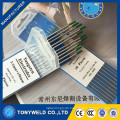 WP 2.4*150 green arc welding parts tungsten rod